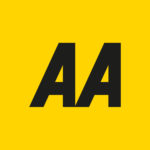 Black AA logo on yellow background