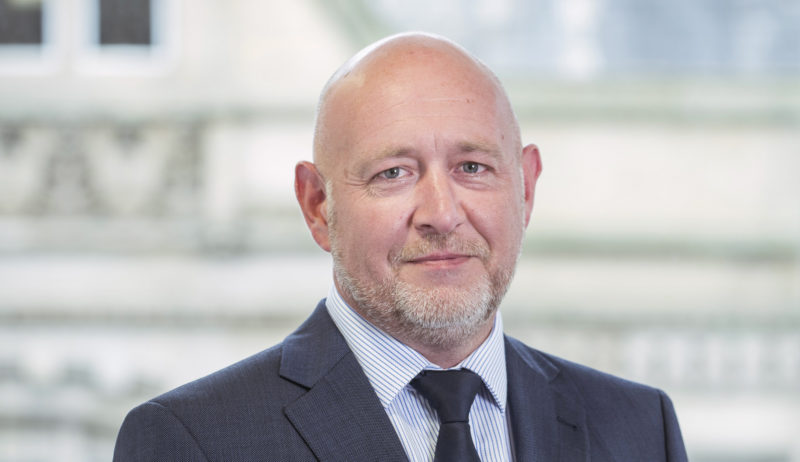 Gareth Rusling of Begbies Traynor, man with dark suit and white shirt